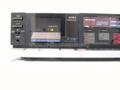 Stereo Cassette Deck AD-F770; Aiwa Co. Ltd.; Tokyo (ID = 2121956) R-Player