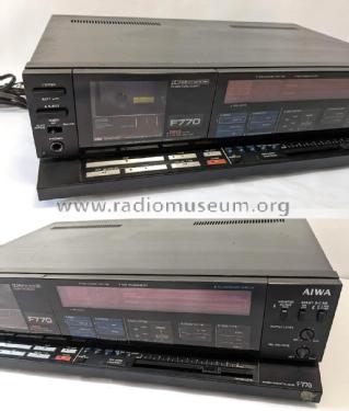 Stereo Cassette Deck AD-F770; Aiwa Co. Ltd.; Tokyo (ID = 2975198) R-Player