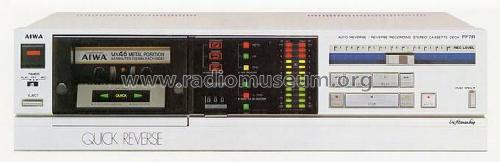 Stereo Cassette Deck AD-FF7R; Aiwa Co. Ltd.; Tokyo (ID = 638687) Ton-Bild