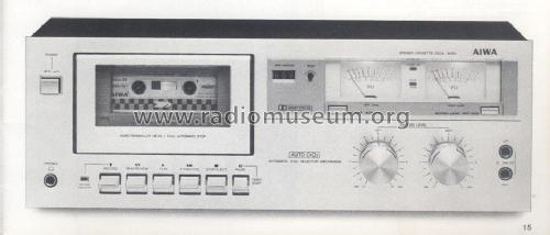 Stereo Cassette Deck AD-M 100; Aiwa Co. Ltd.; Tokyo (ID = 1224834) R-Player