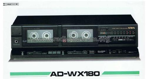 Stereo Cassette Deck AD-WX180; Aiwa Co. Ltd.; Tokyo (ID = 1858348) R-Player