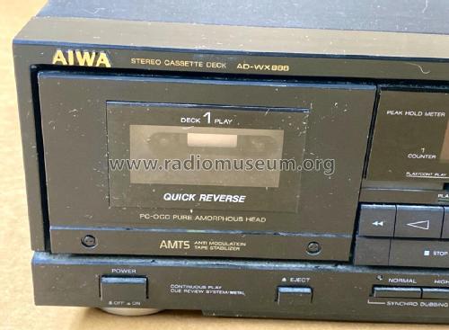 Stereo Cassette Deck AD-WX888; Aiwa Co. Ltd.; Tokyo (ID = 2975164) R-Player