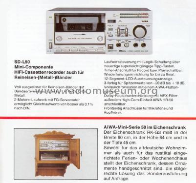 Stereo Cassette Deck SD-L50; Aiwa Co. Ltd.; Tokyo (ID = 1691666) R-Player