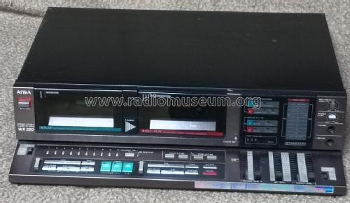 Stereo Double Cassette Deck AD-WX220; Aiwa Co. Ltd.; Tokyo (ID = 2853226) R-Player