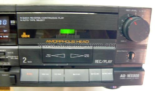 Stereo Double Cassette Deck AD-WX808; Aiwa Co. Ltd.; Tokyo (ID = 2975608) Reg-Riprod