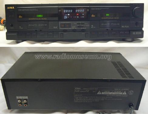 Stereo Double Cassette Deck AD-WX808; Aiwa Co. Ltd.; Tokyo (ID = 2975609) R-Player
