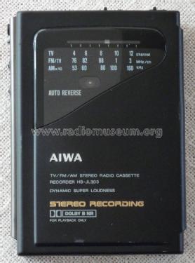 TV / FM / AM Stereo Radio Cassette Recorder HS-JL303; Aiwa Co. Ltd.; Tokyo (ID = 2639318) Radio