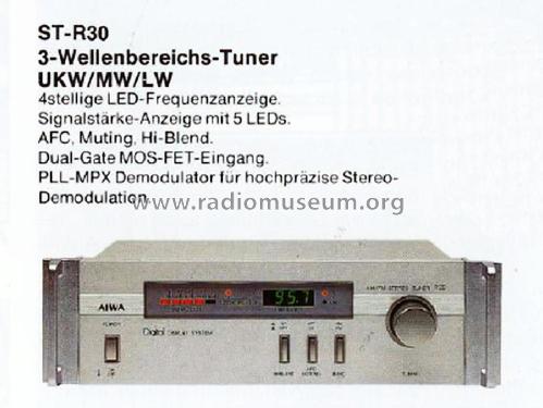 Stereo Tuner ST-R30; Aiwa Co. Ltd.; Tokyo (ID = 1904231) Radio
