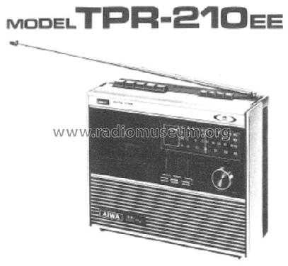 TPR-210EE; Aiwa Co. Ltd.; Tokyo (ID = 1155402) Radio