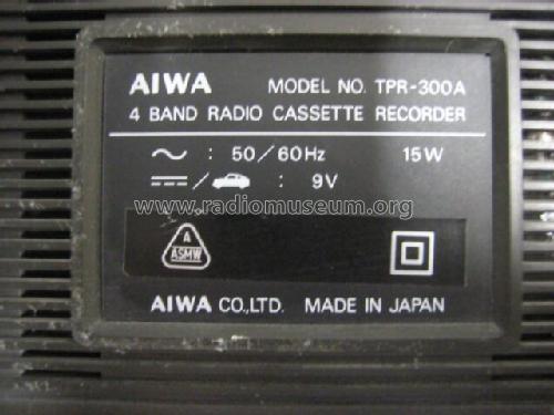 Multi band radio cassette TPR-300A; Aiwa Co. Ltd.; Tokyo (ID = 460117) Radio