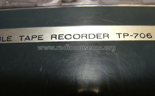 Transistor Portable Tape Recorder TP-706; Aiwa Co. Ltd.; Tokyo (ID = 1624446) R-Player