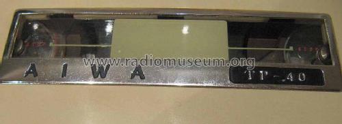 Transistor Tape Recorder TP-40; Aiwa Co. Ltd.; Tokyo (ID = 828309) R-Player
