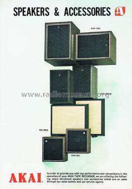 2Way Speaker System SW-120A; Akai Electric Co., (ID = 2806841) Altavoz-Au