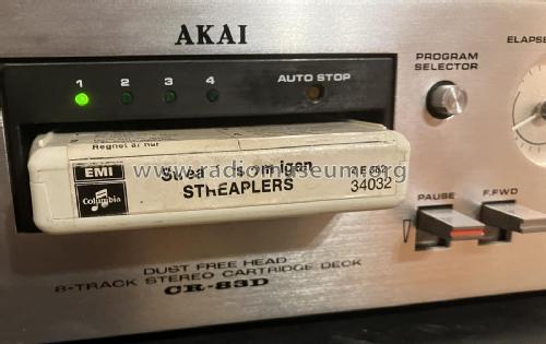 8 Track Stereo Cartridge Deck CR-83D; Akai Electric Co., (ID = 3014084) Ton-Bild