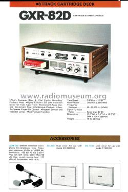 8 Track-Stereo GXR-82D; Akai Electric Co., (ID = 2807162) Enrég.-R