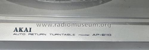 Auto Return Turntable AP-B110; Akai Electric Co., (ID = 2876477) Reg-Riprod