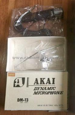 Dynamic Microphone DM-13; Akai Electric Co., (ID = 2485756) Microphone/PU