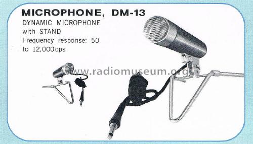 Dynamic Microphone DM-13; Akai Electric Co., (ID = 2806847) Microphone/PU
