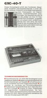 GXC-40-T; Akai Electric Co., (ID = 2807002) Radio