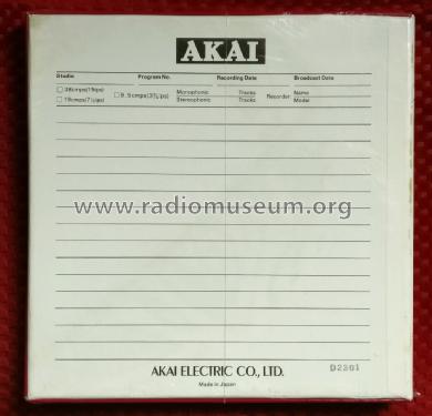 Magnetic Sound Recording Low Noise Tape LN-150-7; Akai Electric Co., (ID = 2373218) Diverses