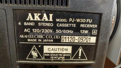 PJ-W30; Akai Electric Co., (ID = 2500173) Radio
