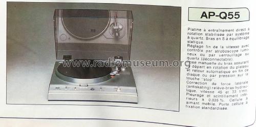 Semi Automatic Stereo Turntable AP-Q55C; Akai Electric Co., (ID = 2808854) R-Player