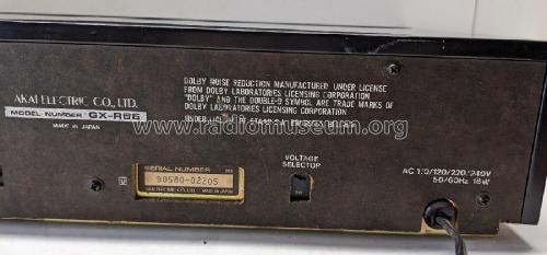 Stereo Cassette Deck GX-R66; Akai Electric Co., (ID = 2982356) R-Player