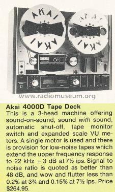 4000-DS; Akai Electric Co., (ID = 1634890) Enrég.-R