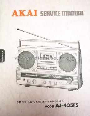 4 Band Stereo Radio Cassette Recorder AJ-435FS; Akai Electric Co., (ID = 1592472) Radio