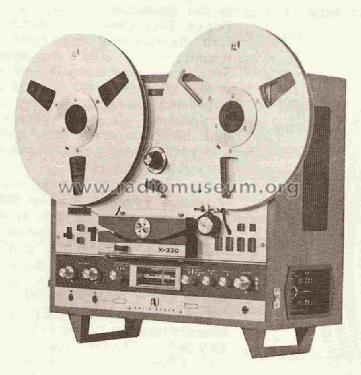 4-Spur Stereo-Tape Deck X-330; Akai Electric Co., (ID = 760804) Reg-Riprod