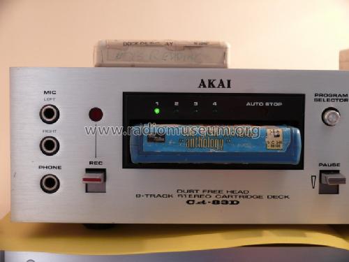 8 Track Stereo Cartridge Deck CR-83D; Akai Electric Co., (ID = 1208496) R-Player