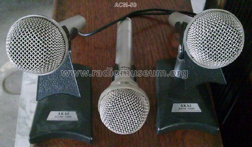 Elektret Condenser Microphone ACM-50; Akai Electric Co., (ID = 754474) Micrófono/PU