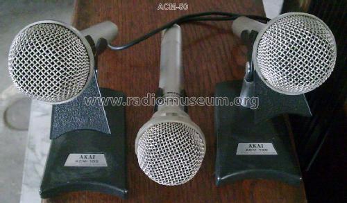 Elektret Condenser Microphone ACM-50; Akai Electric Co., (ID = 754474) Microphone/PU