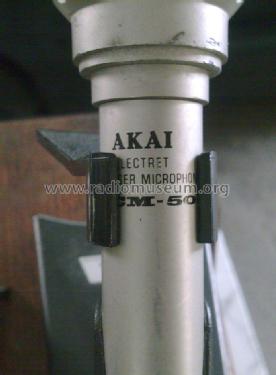 Elektret Condenser Microphone ACM-50; Akai Electric Co., (ID = 754475) Microphone/PU