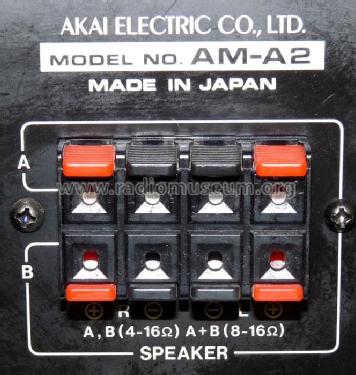 AM-A2; Akai Electric Co., (ID = 628282) Ampl/Mixer