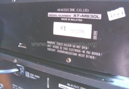 AM-M630; Akai Electric Co., (ID = 1321577) Ampl/Mixer