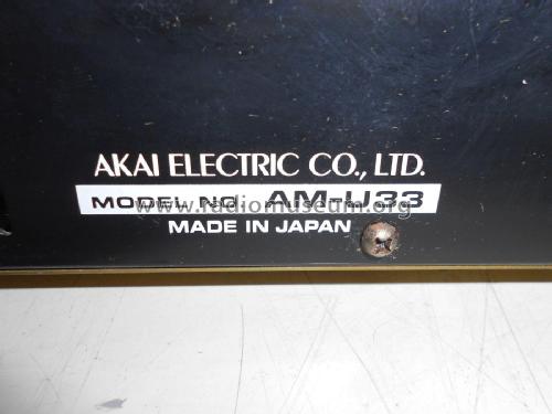 AM-U33; Akai Electric Co., (ID = 2251242) Ampl/Mixer