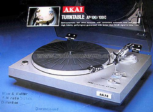 AP-100C; Akai Electric Co., (ID = 1176563) R-Player