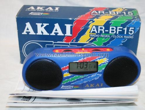 Radio Reveil - Clock Radio AR-BF15; Akai Electric Co., (ID = 2251493) Radio