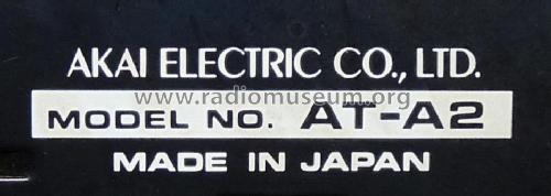 AT-A2; Akai Electric Co., (ID = 628290) Radio