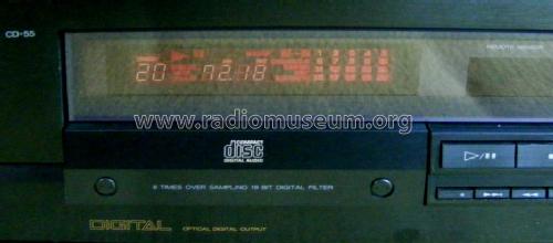 CD Player CD-55; Akai Electric Co., (ID = 1586307) Ton-Bild