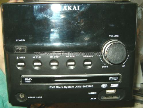 DVD Micro System AKM-302XMB; Akai Electric Co., (ID = 1195898) Radio