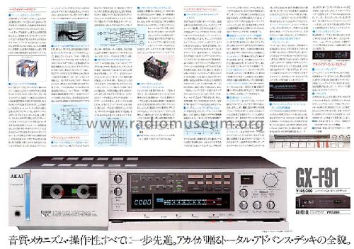 GX-F91; Akai Electric Co., (ID = 1656355) R-Player