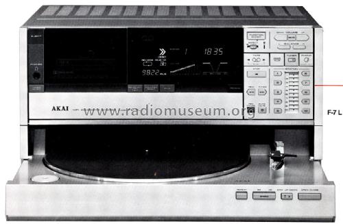 Hi-Fi Composite System F-7/L ; Akai Electric Co., (ID = 1792814) Radio