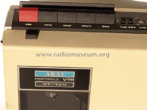 Portable Video Tape Recorder VT-120; Akai Electric Co., (ID = 449318) Sonido-V