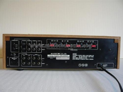 Stereo Amplifier AM-2600; Akai Electric Co., (ID = 1810193) Ampl/Mixer