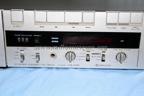 Stereo Cassette Deck CS-F21; Akai Electric Co., (ID = 1739717) R-Player