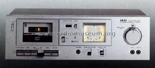 Stereo Cassette Deck CS-M01; Akai Electric Co., (ID = 661869) Sonido-V
