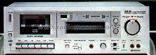 Stereo Cassette Deck CS-M40R; Akai Electric Co., (ID = 951980) Reg-Riprod