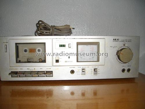 Stereo Cassette Deck CS-M01; Akai Electric Co., (ID = 1769881) Reg-Riprod